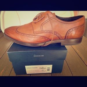 Men’s Cole Haan 10.5M Jefferson GRD Wingtip Oxfor